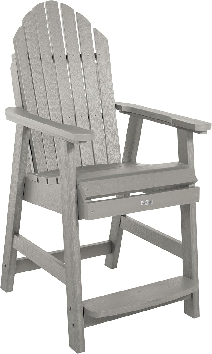 highwood Hamilton 5 Piece Square Counter Height Dining Set, Harbor Gray
