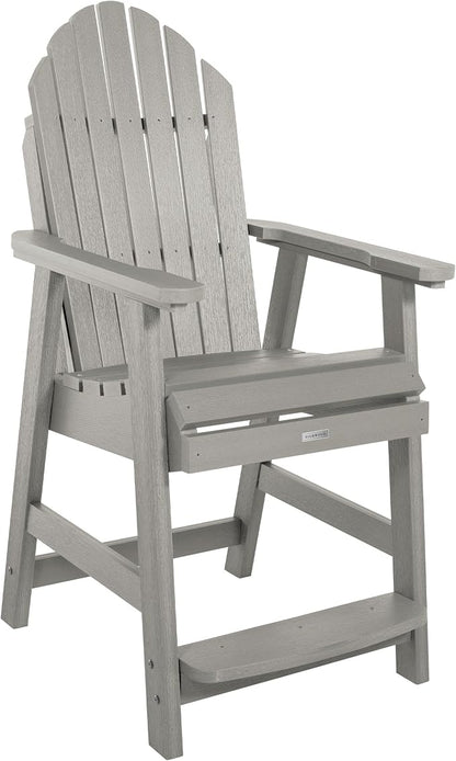 highwood Hamilton 5 Piece Square Counter Height Dining Set, Harbor Gray