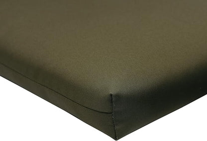 QILLOWAY Outdoor Indoor Seat Cushions, Square Foam Dining Chair Pads,All Weather, 17"x17"x3",2 Count (SAGE)