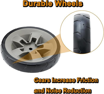 67445 Genesis II Grill Wheel Replacement Parts for Weber Wheels 8 Inch Genesis II/II LX 200 300 400 600 Series Grill Parts Weber Genesis II E-310 II E-410 II E-330 II E-610 II E-210 GS4 BBQ Parts