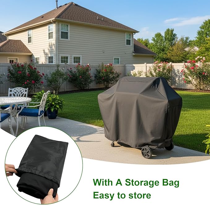 Grill Cover for Weber Spirit 200 and Spirit II 200 Series, E-210, Spirit 300,Spirit II 300, Spirit 400 Series,E-310,E-325,S-315,E-435, E-425,EP-325 Compared to Weber 7106 & 7139,52"