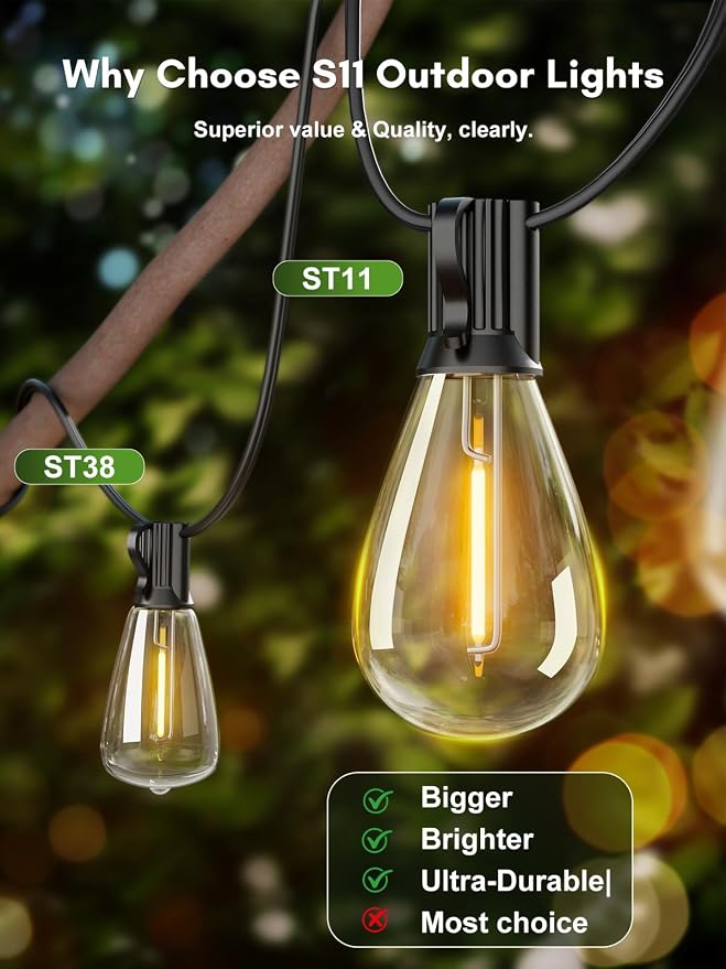100FT Solar String Lights Outdoor, Dimmable Patio Lights Solar Powered with Remote & USB Port 35+1 LED Shatterproof Bulbs 3 Light Modes, Waterproof Solar Light for Camping Backyard Garden