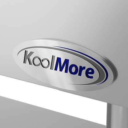 48 in. Commercial Mobile Outdoor Grill Stainless Steel, ETL Listed in Stainless-Steel (KM-CGM-48)