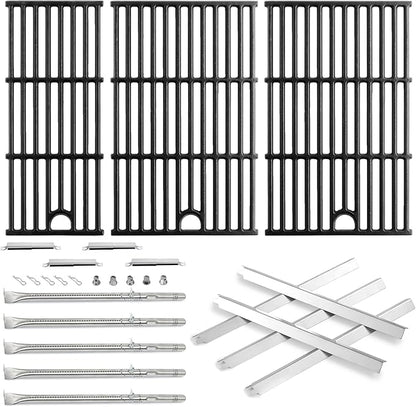 463448021 463449021 Grill Replacement Parts Grates Heat Tent for Charbroil Performance 5 Burner Grill Parts 463455021 463458021 463451022 463450022 G426-0005-W1 G426-0004-W1 Char-Broil Cooking Grates