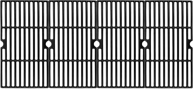 DC147 Cast Iron Cooking Grates for Kenmore PG-40611SOL 146.23678310 146.16132110 146.16153110 for Charbroil 463230512 463230112, Grill Replacement Parts for Dyna glo DGF493BNP DGF493PNP