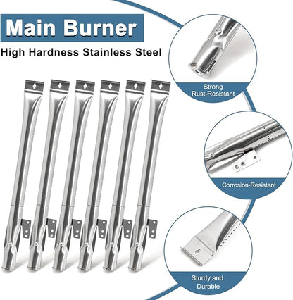 Replacement Parts for Nexgrill 720-0898 730-0898 720-0898A, Parts Kit for Nexgrill 720-0898 6 Burner Gas Grill, 720-0898 Grates, 720-0898 Burners, 720-0898 Igniter, 720-0898 Flame Tamers