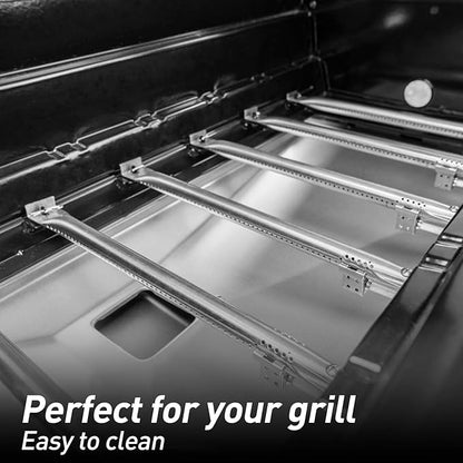 Adjustable Grease Tray with Drip Tray Suitable for Nexgrill,Expert Grill | Universal Drip Tray For 3/4/5/6 Burner Gas Grill,Suitable for Nexgrill,Dyna Glo,Kenmore,BHG, Backyard,Length 23.6“ to 31.6”