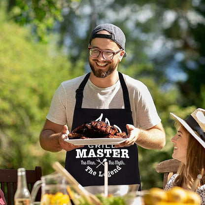 MUJUZE BBQ Grill Accessories Set,Grill Accessories Gifts for Fathers Day,BBQ Grill Sets for Men,31PCS Grilling Gifts for Men,Grilling Accessories with Apron for Dad,Barbecue Tool Sets