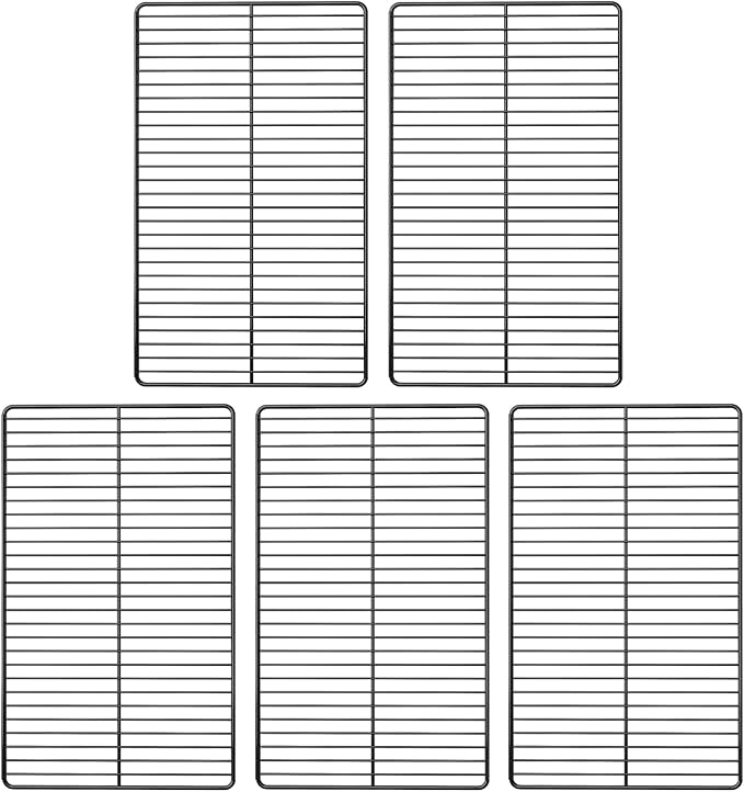 Uniflasy Replacement Smoker Rack for Pit Boss PBV6PSE Pro Elite 6 Series | 22.2 x 12.9 in, Black Porcelain-enamel Steel, Verify Smoker Model and Rack-guide Spacing. Not for other Pit Boss models.