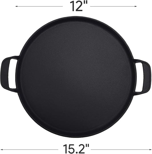 7421 Enameled Cast Iron 12" Gourmet BBQ System Griddle Replacement Parts for Weber Original Kettle Premium 22-inch Charcoal Grill, 22'' Smokers, Performer Premium Grill