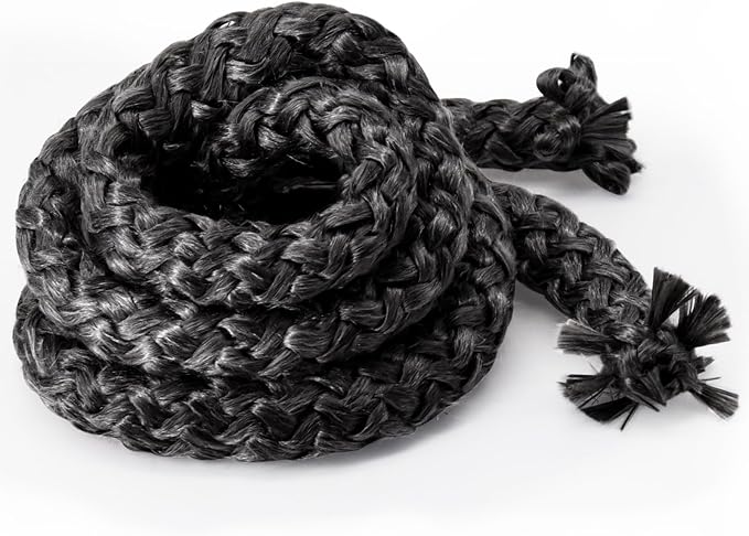 Criditpid Replacement SRV7034-177 Stove Door Gasket Rope for Quadrafire Edge 60, Mt Vernon AE Insert, Mt Vernon E2i, Trekker Insert Pellet Stoves Parts, 1'' x 68'' Fiberglass Seal Rope Gasket