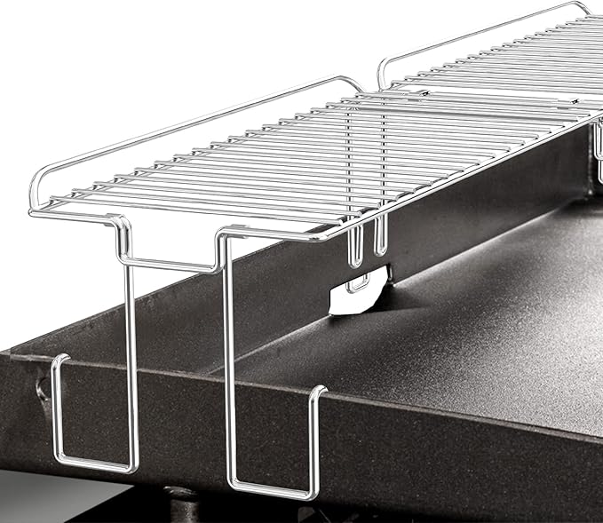 onlyfire Griddle Warming Rack for 28" Griddles, Keep Foods Warm and Create Extra Cooking Space