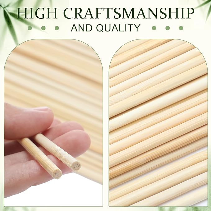 Yexiya Candy Kabob Bags with Sticks100 Cellophane Treat Bags with Twist Ties and 100 Natural Bamboo Skewers 3 x 11 Inches Clear Rod Bag for Packaging Marshmallow Pretzel Treat Candies