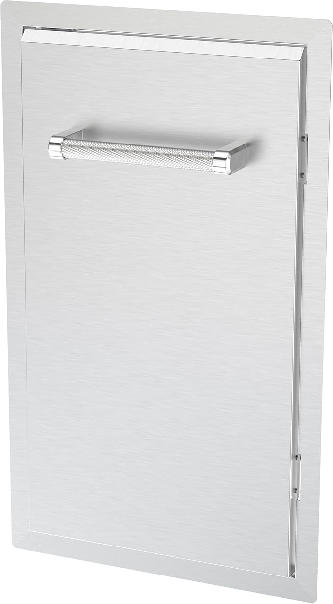 SPIRE Stainless Steel 30" H Built-in Single Access Door, Perfect for Outdoor Island Kitchens, BBQs, Grilling & Cooking, Universal Mount, 780-0019B