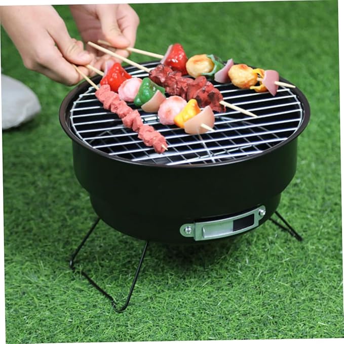 BESPORTBLE Charcoal Grills Portable Small Grill Outdoor Barbecue Stove for Hiking
