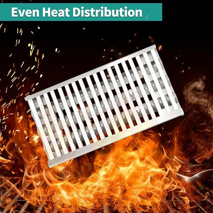 Ceramic Rod Radiant Tray for DCS Grill Parts Replacement Stainless Steel Grill Heat Plates Grill Burners Briquette Tray for 27DBQR, DCS36 BGB36-BQARL, DCS48 BGB48-BQARN, DCS27FS-BQR