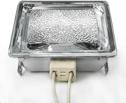 J&V bedebur Oven Lighting Assembly with High Temperatur Materials for BBQ Grill, Oven Light Bulb Replacement, Halogen Bulb 120V 40W