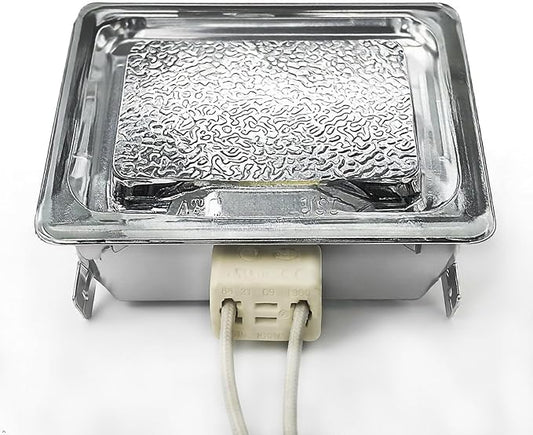 J&V bedebur Oven Lighting Assembly with High Temperatur Materials for BBQ Grill, Oven Light Bulb Replacement, Halogen Bulb 120V 40W