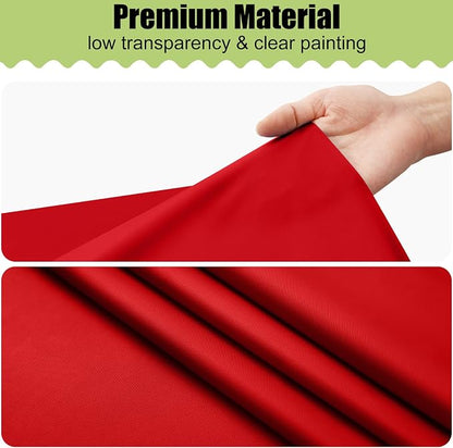 Smiry Disposable Table Cloth 3 Pack, 54 x 108 Inch Waterproof Plastic Tablecloth, Decorative Rectangle Table Covers for Party, Birthday, Picnic, Red