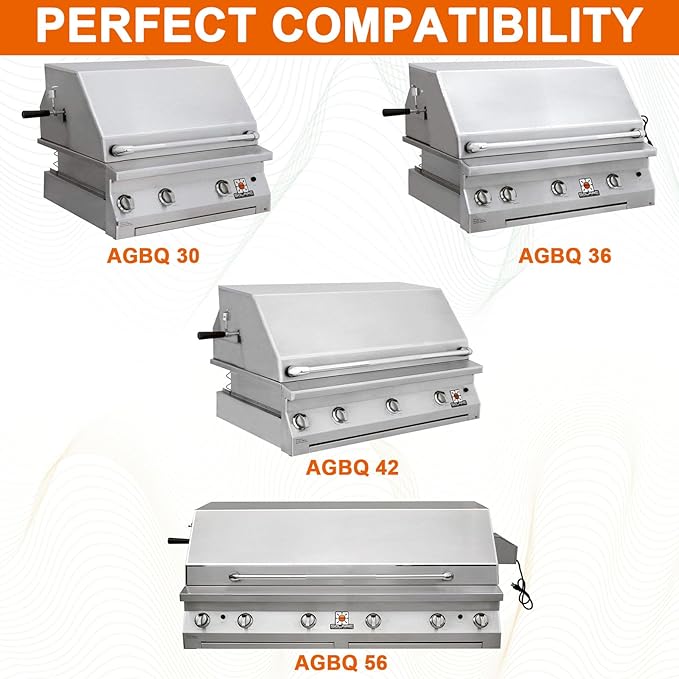 Grill Grates for Solaire AGBQ 30/36/42/56/56T Stainless Steel Grill Replacement Parts for IRBQ 30/42 Grills Replacement Grates for SOL-6004R, 12.8 x 18.9 Inch