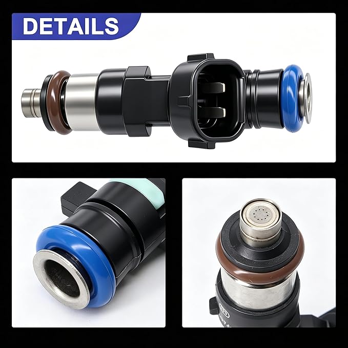 HiSport Fuel Injector 1PC 0280158130 2.5L Compatible with Nissan Altima 2007-2013,Rogue Select 2014-2015,Sentra 2007-2012,Rogue 2008-2013
