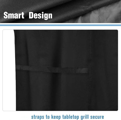 Tabletop Gas Grill Cover for Nexgrill Fortess 2-Burner Portable Griddle | 32x17x35,Waterproof Dustproof Heavy Duty Oxford Fabric,for Nexgrill Fortess 2-Burner Table Top Gas Grill 820-02005