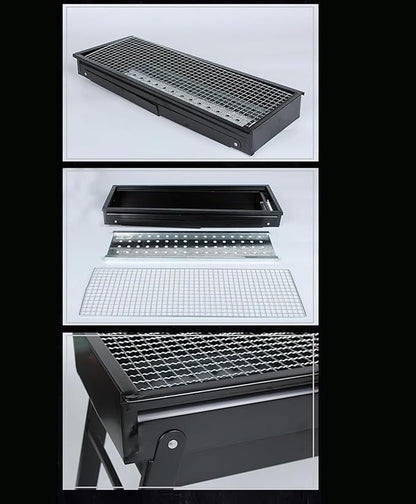 Barbecue Charcoal Grill Foldable Charcoal Grill Outdoor Barbecue Grill Portable Grill Suitable For Camping Portable Charcoal Grill