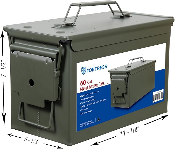 Fortress 50 Caliber Metal Ammo