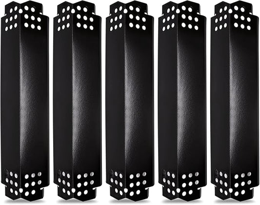 Criditpid Heat Plates Replacement Parts for Nexgrill 5 Burner 720-0888 720-0888N 720-0882A 720-0882S, 4 Burner 720-0830H Gas Grill, Burner Cover Flame Tamer Heat Shield for Home Depot Nexgrill Parts