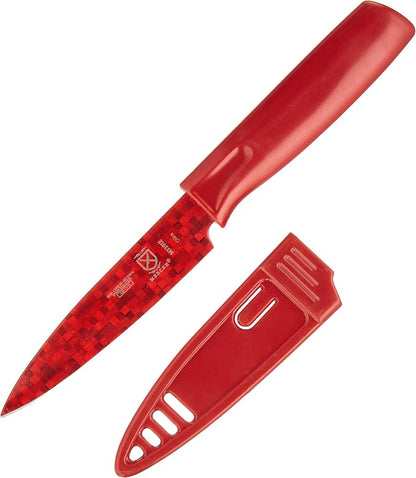 Mercer Culinary 4 Non-Stick Paring Knife, Red