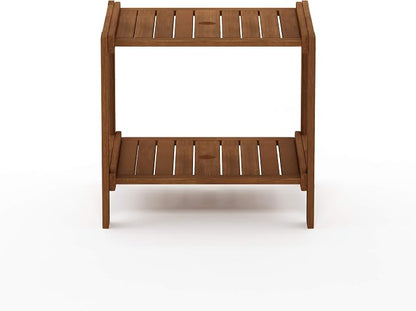 Furinno FG19840T Tioman Hardwood Mississippi Side Table, Natural
