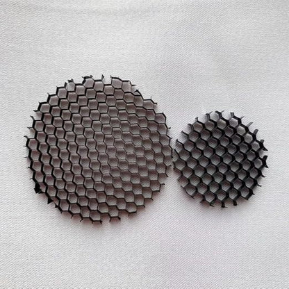 Range Black Aluminium Grille LED Light Round Honeycomb Mesh Anti-Glare Anti-Dazzle 23-65mm(23mm)