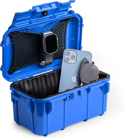 Evergreen 58 Waterproof Dry Box Protective Case - Travel Safe/Mil Spec/USA Made - for Cameras, Lenses, Phones, Pistols, First Aid, Boating, Water Sports, Tacklebox, Ammo Can, Deck Boxes