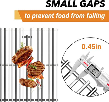17 Inch Stainless Steel Cooking Grates for Home Depot Nexgrill 720-0830H 720-0830D 720-0783E 720-0783C Gas Grill Replacement Parts Uniflame Gas Grills Cooking Grids 2 Pack