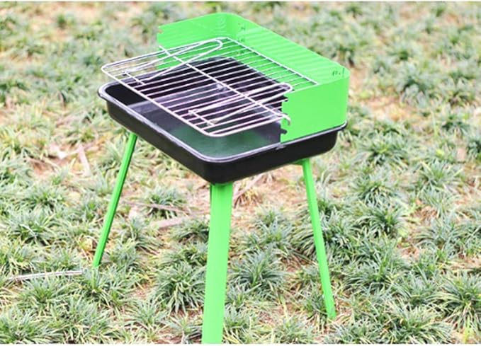 Outdoor Small Barbecue Grill Folding Portable Stove Charcoal Shelf