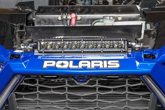 UTV INC 2019 + Polaris RZR XP Turbo & Turbo S 10” Single Row Hood Grill Led Light Bar Mounts