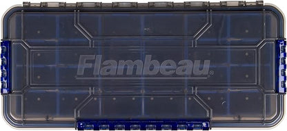 Flambeau Outdoors Zerust MAX Waterproof Crank Bank | 24 Removable Zerust Anti-Corrosion Cups, Individually Protect and Store Crankbaits, Jerkbaits, Jointed-Baits, Poppers, 14" x 6.4" x 5.3"