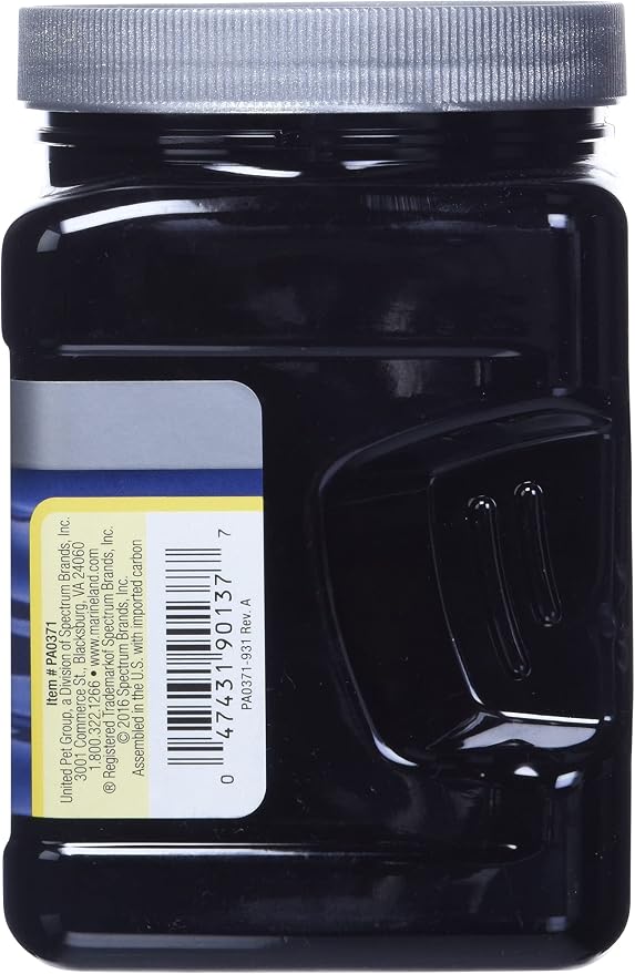 Marineland Black Diamond Premium Activated Carbon 10 Ounces, Filter Media For aquariums, Blacks & Grays