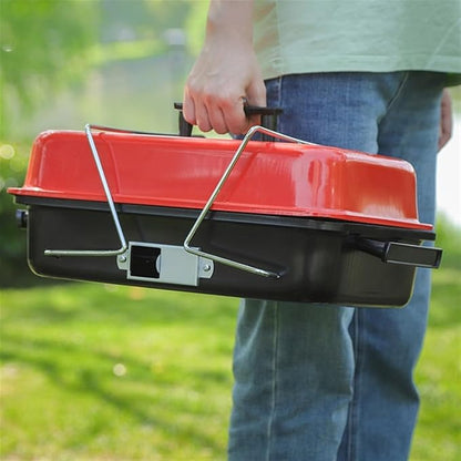 ALLC Charcoal Grills Portable Covered Barbecue Grill Simple Stew Multi Functional Household Barbecue Grill Outdoor Portable Barbecue Grill Barbecue Grill for Garden Outdoor Cooking