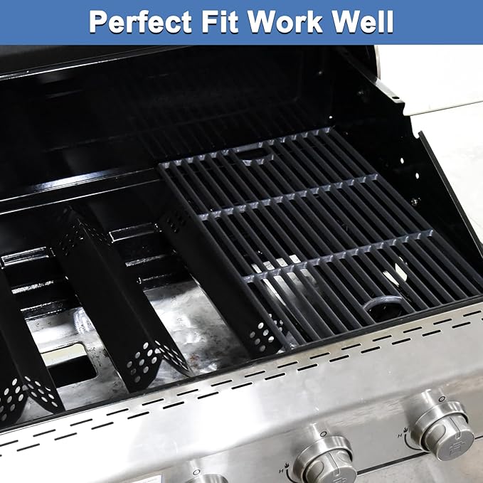 Replacement Parts for Nexgrill 720-0896B 720-0896 720-0898 Deluxe 6 Burner Gas Grill Models, Flame Tamers and Grill Grates Replacement for Nexgrill 6 Burner 720-0896B Grill