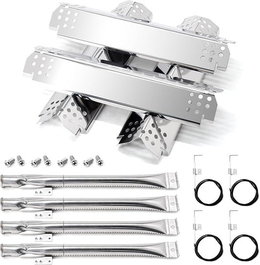 Grill Replacement Parts for Nexgrill 4 Burner 720-0830H, 720-0783E, 720-0830A, Grill Burner Tubes, Heat Plates, Grill Igniters Replacement for Nexgrill
