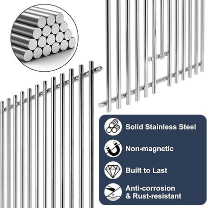 Criditpid Grill Repalcement Parts for Kitchen Aid 720-0826E 720-0709C 860-0003C, Grill Burner, Heat Plate, Igniter & Cooking Grates for Jenn Air Grill Parts 720-0727 740-0711.