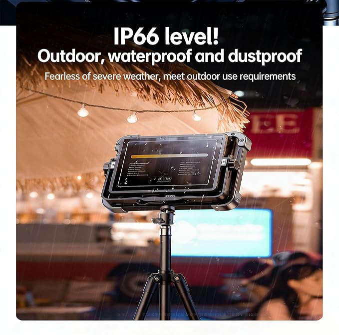 Powerful Base LED Camping Light for Outdoor BBQ with Fully Adjustable Head and Sturdy ABS Construction Portable Tent Lamp Night Fishing Hands Cooking Heat Long Runtime Equipment Outdoor Party