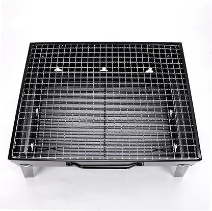 Folding Outdoor Portable Barbecue Grill, Household Charcoal Carbon Grill(L)