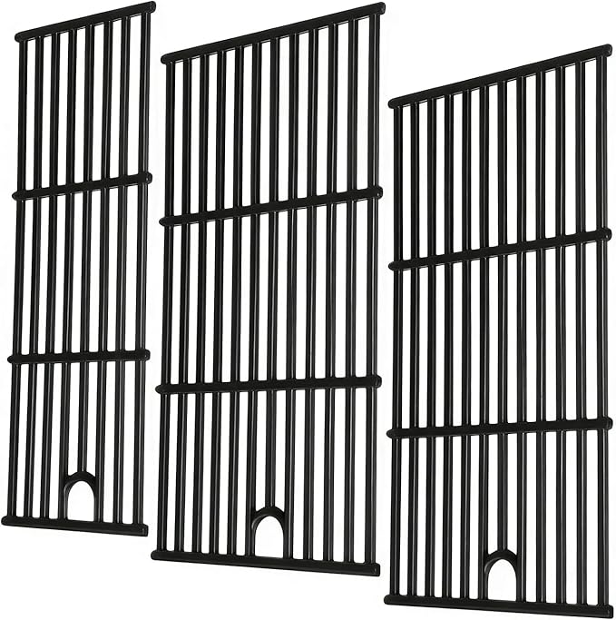 463448021 463449021 17" Grill Grates BBQ Replacement Parts for Charbroil Performance 5 Burner 463466522 463451022 463450022 463455021, Cast Iron Cooking Grate for Char Broil G426-0004-W1 G426-0005-W1