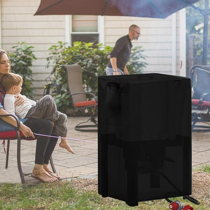Outdoor Fryers Cover for Pipopa 100QT Crawfish Boiler | Seafood Boiling Kit , Waterproof Propane Jet Burner Cover, Dustproof Protect Covers for Outdoor Cooking-22"D x 22"W x 38"H