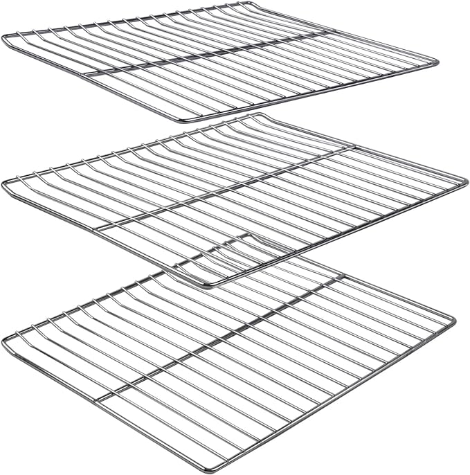 Cooking Grate Replacement Part for Masterbuilt 30 Inch Electric Smoker, 14.6" x 12.2" Grill Grids, Smoker Grates for Masterbuilt MB20071117, 20071117, MB20073519, MB26073519, MB20070421, 3 Pack