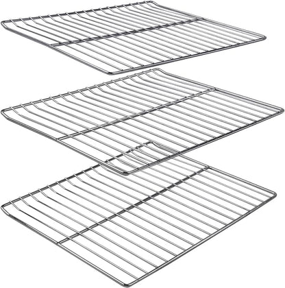 Cooking Grate Replacement Part for Masterbuilt 30 Inch Electric Smoker, 14.6" x 12.2" Grill Grids, Smoker Grates for Masterbuilt MB20071117, 20071117, MB20073519, MB26073519, MB20070421, 3 Pack