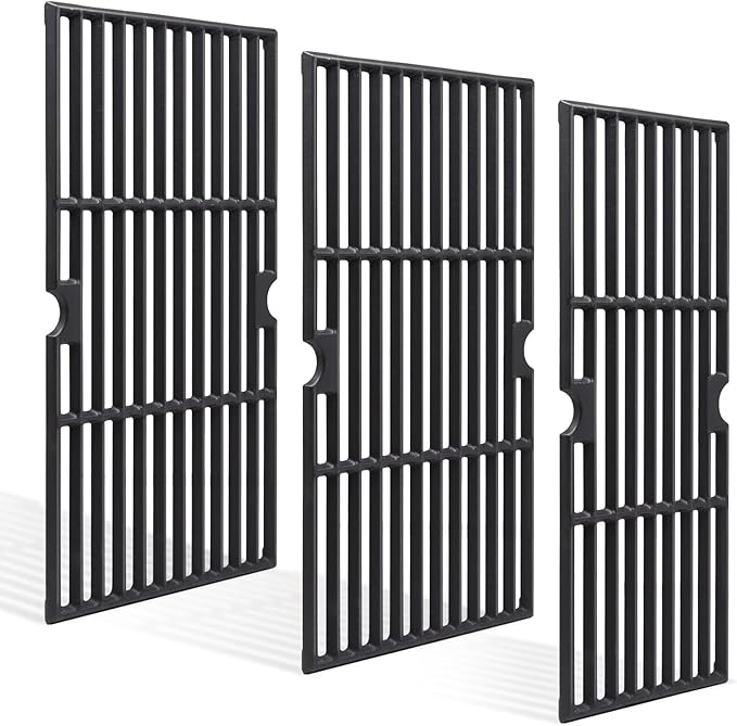 Criditpid Grill Grates for Charbroil Performance 4 Burner 463347017, 463335517, 463377017, 463243518, 463347519, 18 x 25 Inch Cooking Grates for Char-Broil Replacement Parts G470-0002-W1, G470-0003-W1