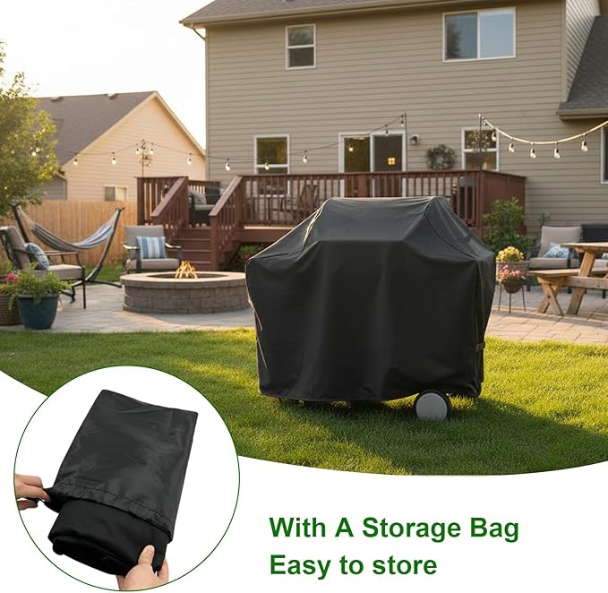 Outdoor Grill Cover for Master Cook 4-Burner Gas Grill, Broil King: Regal S 420 & 490,Signet 400,Crown 420 & 410,Crown S 440 & 490, Char-Broil: Pro Series 463365124 & 463366724 3-Burner Grill 58"